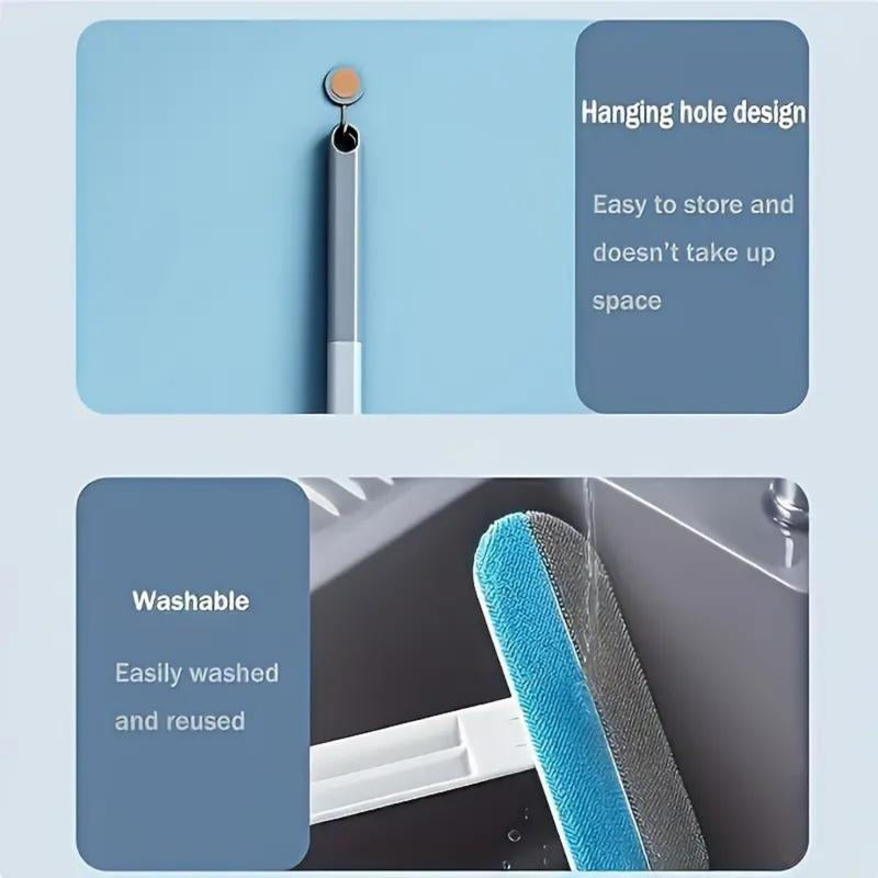 Reusable Pet Hair Remover Brush Multi,Functional Lint Cleaner for Cat&Dog Hair, Extra-Long Handle, Washable Grooming Tool Forfurniture, Clothes, Bedding,Carpets &Window Screens,Sofa.