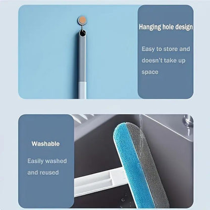 Reusable Pet Hair Remover Brush Multi,Functional Lint Cleaner for Cat&Dog Hair, Extra-Long Handle, Washable Grooming Tool Forfurniture, Clothes, Bedding,Carpets &Window Screens,Sofa.